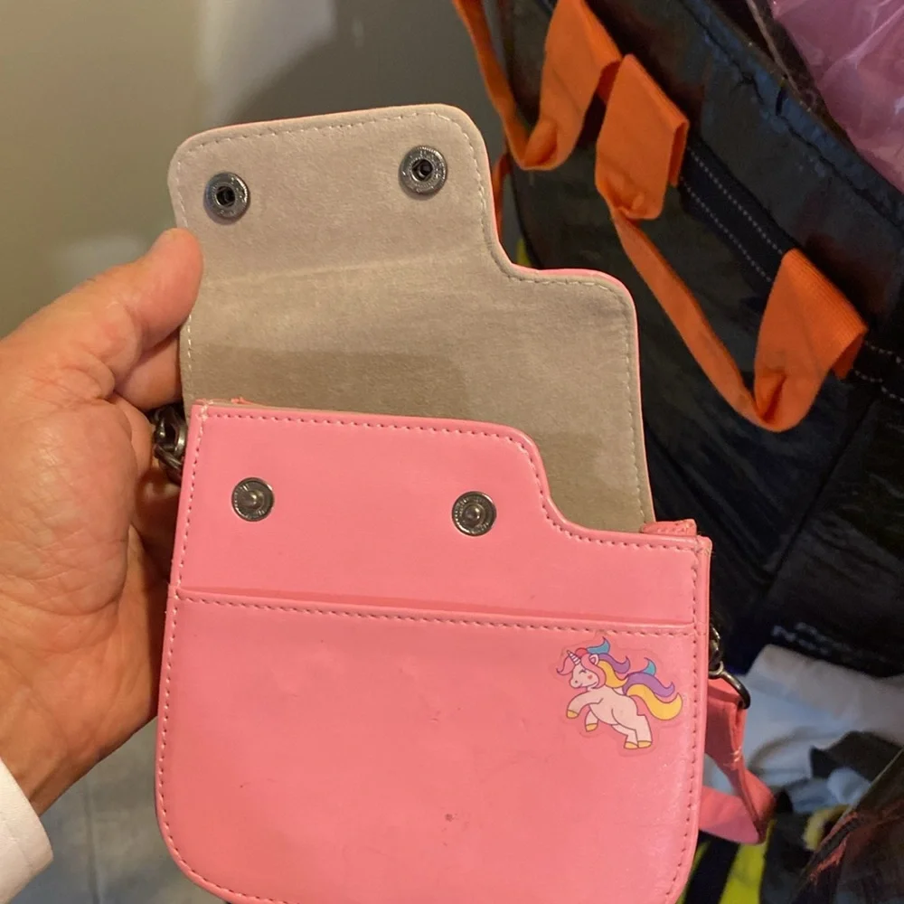 Pink Unicorn Crossbody Bag